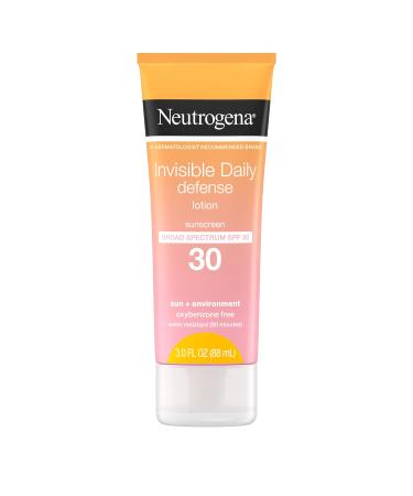 Neutrogena Invisible Daily Defense Sunscreen Lotion SPF 30 3 fl oz (88 ml)