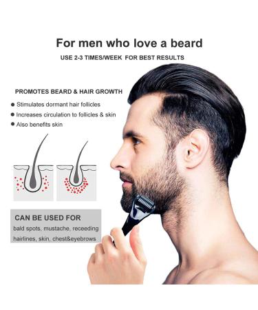 Derma Roller Beard Roller 540 Titanium Micro Needle for Beard Growth & Skin Care - Travel Case Included - Buy Online on SooperMarket.com