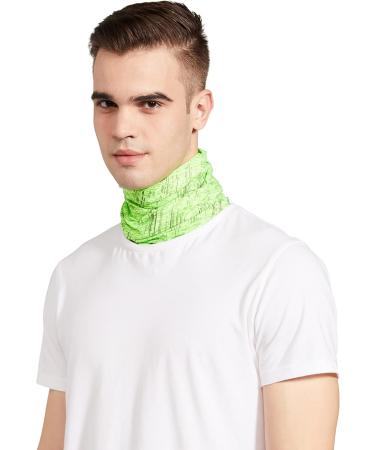 Buff Reflective Multifunctional Scarf R-Logopaint Lime Perfect for Outdoor Adventures | International Shipping Available - Buy Online on SooperMarket.com