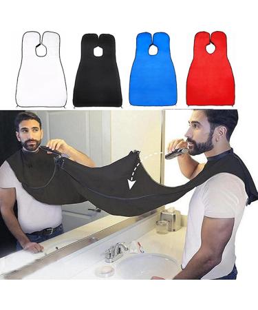 Predolo Beard Shaving Bib | Trimming Apron & Beard Care Cape | Catch Mess & Simplify Shaving - White - Buy Online on SooperMarket.com