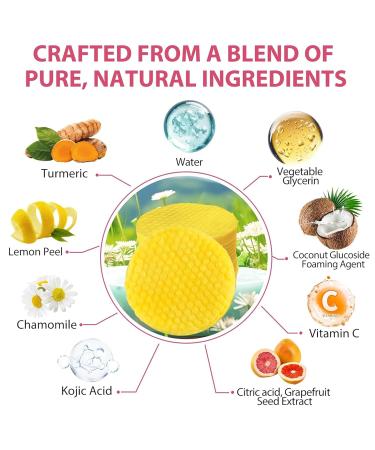 Buy Noveltynose Turmeric Kojic Acid Cleansing Pads | Exfoliating Facial Sponges for Radiant Skin - International Shipping Available - Buy Online on SooperMarket.com
