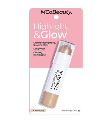 MCoBeauty Highlight and Glow Stick - Luminous Cream Balm Highlighter Stick - Champagne - 0.35 Oz - Buy Online on SooperMarket.com