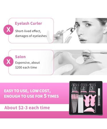 Beauty7 Lash Lift Kit - Professional Salon at Home for Eyelash Extension Curling and Perming (5 Pack) - Buy Online on SooperMarket.com