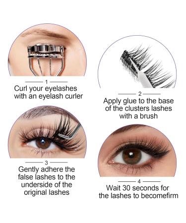 Premium Lash Glue - Fast Drying Clear Adhesive for Cluster & Strip Eyelash Extensions (5ML) - Strong Hold & Sensitive Formula - Buy Online on SooperMarket.com