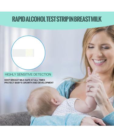 Milk Detection Strips Simple and Accurate Milk Test Strips Individually Packed Quickly with Bottle for Home for Mother - Buy Online on SooperMarket.com