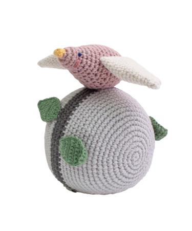 Sebra crochet-standing man bird