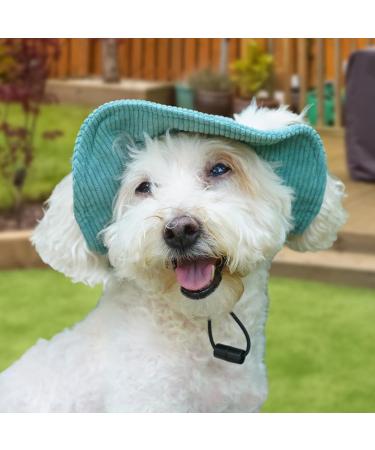 Folpus Outdoor Dog Hat - Breathable Summer Cap for Small to Large Dogs - XS Green Puppy Sun Hat - Buy Online on SooperMarket.com