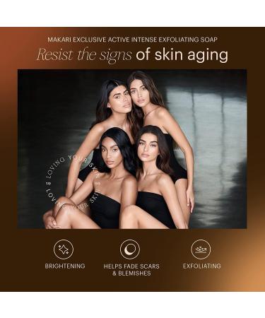 Makari Exclusive Skin Lightening Bar Soap with Organiclarine - Dark Spot, Acne Scar, Sun Patch, Stretch Mark & Hyperpigmentation Treatment - 7oz - Buy Online on SooperMarket.com