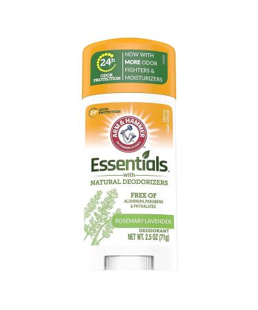ARM & HAMMER Essentials Natural Deodorant Fresh Rosemary Lavender 2.50 oz (Pack of 4) - Buy Now for Long-Lasting Freshness! - Buy Online on SooperMarket.com