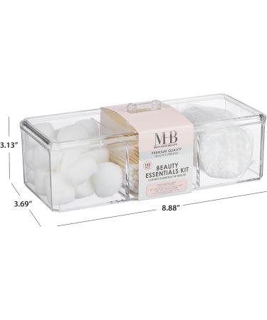 EXPRESSIONS Beauty Essentials Kit - Includes Beauty Blenders Makeup Sponges & Lip Applicators w/Organizer - Assorted Cosmetic Applicator Set | Professional Beauty Tools 145 - Buy Online on SooperMarket.com