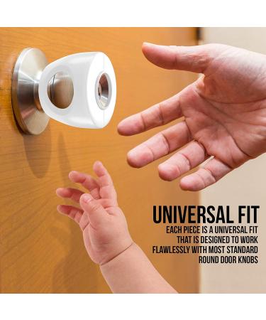 Tiny Patrol 8 Pack Baby Safety Childproof Door Knob Cover  Universal-Fit Most Knobs - Buy Online on SooperMarket.com