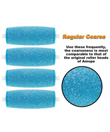 11 Pack: 7 Extra Coarse & 4 Regular Coarse Replacement Roller Heads for Amope Pedi Foot File - Buy Online on SooperMarket.com