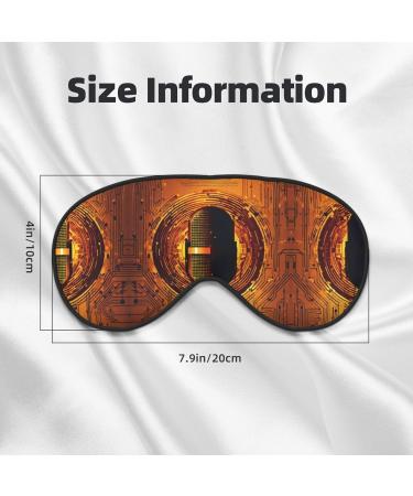 Microphone with Music Note Print Double-Sided Eye Mask Soft and Light Blocking for Enhancing Sleep Quality - Buy Online on SooperMarket.com