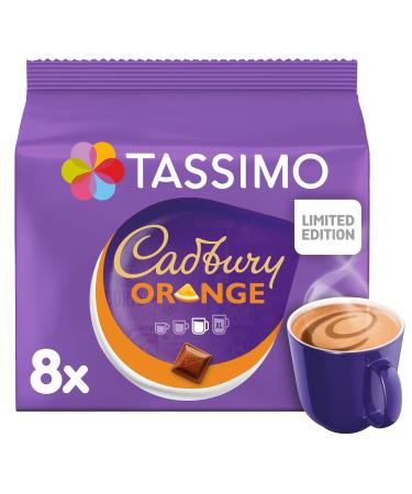 Tassimo Cadbury Orange Hot Chocolate Pods x8 Chocolate 8 count (Pack of 1)