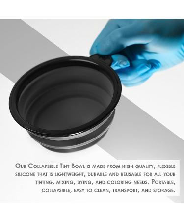 Level 3 Collapsible Tint Bowl - Pink | Ideal for Mixing, Dying & Coloring | Resistant to Bleach & Chemicals | Compact Size - Buy Online on SooperMarket.com