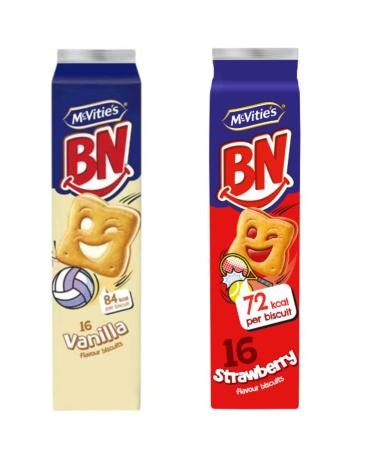 McVities Bundle With McVities BN Vanilla & Strawberry Biscuits