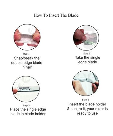 Krisp Beauty Classic Straight Edge Barber Razor - Professional Shavette for Close Shaving | Salon Quality Beard Grooming with 10 Blades - Buy Online on SooperMarket.com