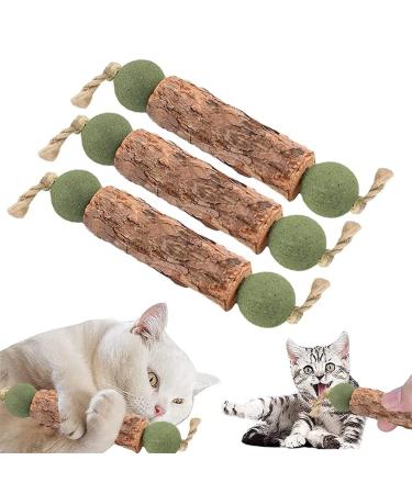 3 pieces of catnip sticks cat ticket for tooth cleaning cat sticks for cats catnint sticks organic cats dental care toys kaust sticks set cat sticks cat chewing toy toys for cats A-3PCs