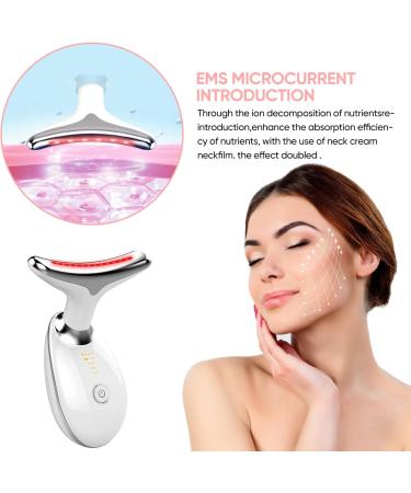 Leotop Red Light Therapy Device for Face & Neck - 7 Color Modes, EMS Massage, Wrinkle Removal, Firming & Rejuvenation - Buy Online on SooperMarket.com
