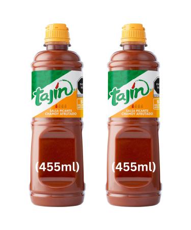 Tajin Chamoy Sauce Bundle containing 2 x Tajin Chamoy Sauce 455ml Authentic Mexican Flavouring