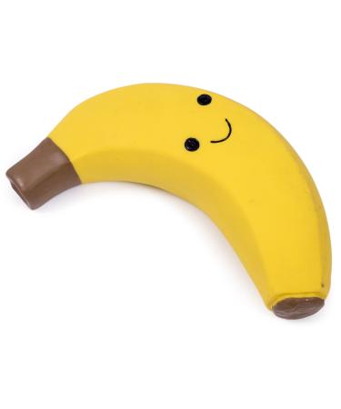 Petface Latex Banana Soft Chew Dog Toy Large Banana Large