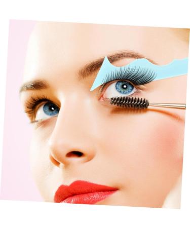 Mikinona 2pcs Silicone Beauty Ruler Blue Mascara Eyeshadow Auxiliary Guard Pads Eyeliner Makeup Bag for - Buy Online on SooperMarket.com