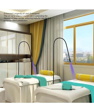 Eyelash Extension Lamp with Foot Pedal Control | Curing Glue Optimizer | Aluminum 100-240V US Plug | Enhance Longevity & Efficiency - Buy Online on SooperMarket.com