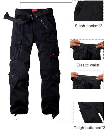 XNMAYA Womens Cargo Pants Quick Dry Casual Military Army - 18 - Black - Buy Online on SooperMarket.com