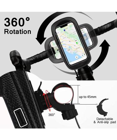 Vitalismo 7-Inch Bike Handlebar Bag & Phone Holder Set - Essential Cycling Accessory for International Shipping - Buy Online on SooperMarket.com