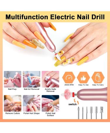 Saviland Acrylic Nail Kit with Drill - Beginner's 0.52oz Pink/Clear/White/Nudes Set for DIY Acrylic Nails at Home - Buy Online on SooperMarket.com