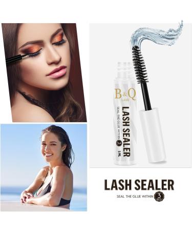 Lash Sealant 5ML Clear Mascara B&Q Lash Sealer for Cluster Lashes Overnighter Lash Extension Sealant Healthy Lash Overnight Sealer Longer Life Coating Lash Seal (Clear 5ml) 5 ML Seal-Clear - Buy Online on SooperMarket.com