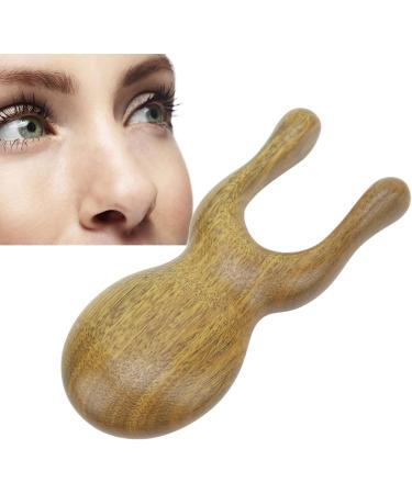 Portable Sandalwood Gua Sha Massager - Ergonomic Multifunctional Tool for Face & Body Tension Relief | International Shipping Available - Buy Online on SooperMarket.com
