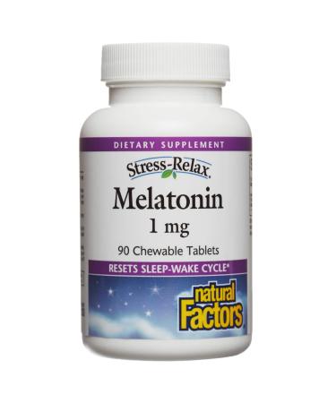 Natural Factors Melatonin 1 mg 90 Chewable Tablets