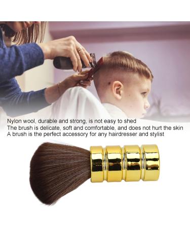 KUIKUI Soft Gentle Neck Duster Brush for Professional Barber Neck Cleaning - Gold - Buy Online on SooperMarket.com