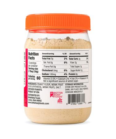 PBfit Sugar-Free Peanut Butter Powder - Real Roasted Pressed Peanuts, No Added Sugar - 7 Ounce - Buy Online on SooperMarket.com