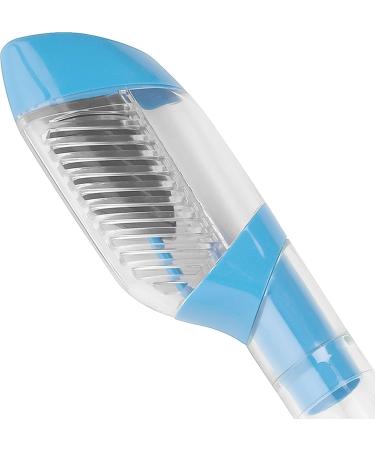 Cressi Youth Dry-Top Snorkel - Splash-Guard, Silicone Mouthpiece, Italy Design - Clear/Blue - Buy Online on SooperMarket.com