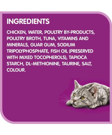 WHISKAS Perfect Portions Wet Cat Food Pat - Chicken & Tuna - 75g (24 Pack) Pat Chicken & Tuna 1 count (Pack of 24) - Buy Online on SooperMarket.com