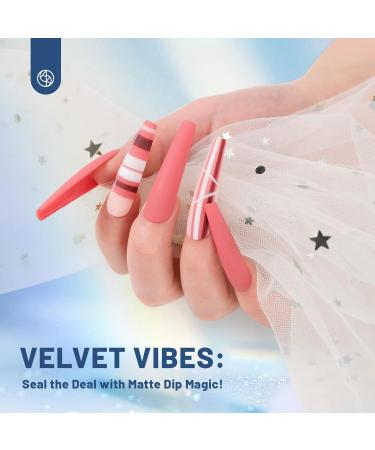 Aokitec Matte Dip Top Coat - 15ML Long-Lasting Matte Gel for Dip Powder Manicure | Velvet Finish for Salon & DIY Use | Perfect for Nail Art - Buy Online on SooperMarket.com