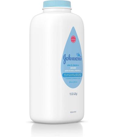 Johnson's Baby Powder with Aloe & Vitamin E - Hypoallergenic, Paraben and Phthalate-Free - 15 oz, Pack of 1 - Buy Online on SooperMarket.com