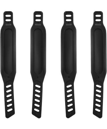 2 Pairs Exercise Bike Pedal Straps Universal Pedal Straps of 1.7 x 12 Inch for Exercise Cycle Home or Gym