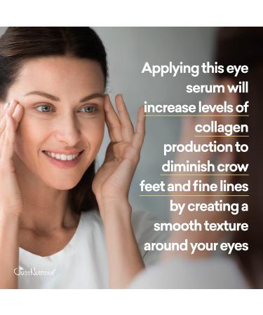 Anti Aging Eye Serum | Hydrating & Natural Eye Care for Youthful Skin | Rapid Wrinkle Repair | Just Nutritive 1 Oz - Buy Online on SooperMarket.com