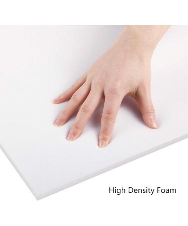 Patelai High Density Upholstery Foam Cushion Sheet - 79 x 16 x 0.4 Inch - Firm Seat Replacement & Wrap Padding for Home Supplies - Buy Online on SooperMarket.com