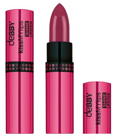 Debby Kissmylips shine lipstick colore 09 black cherry Black