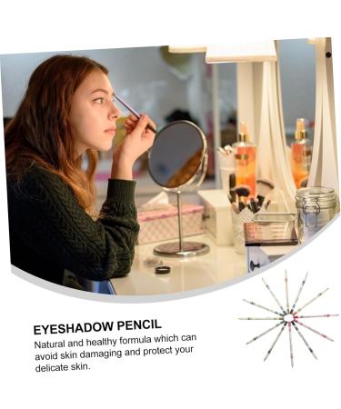 WOFASHPURET 12 Pcs Eyeliner Pencil Eye Shadow Pencil Crayon Brown Eye Shadow Eyeshadow Pencil Glue Pen Highlight - Buy Online on SooperMarket.com