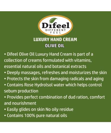 Difeel Hand Cream with Olive Oil - 1.5 oz (3-Pack) - Buy Online on SooperMarket.com