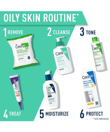 CeraVe Foaming Facial Cleanser - 16 fl oz for Normal to Oily Skin | Deep Clean & Hydrate - Buy Online on SooperMarket.com