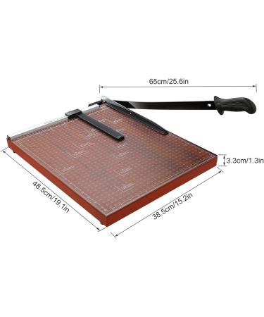 A2-B7 Paper Trimmer Paper Cutter Heavy Duty Trimmer Gridded Paper Photo Guillotine Craft Machine 18 inch Cut Length 12 Sheets Capacity for Office Home Use Red - Buy Online on SooperMarket.com