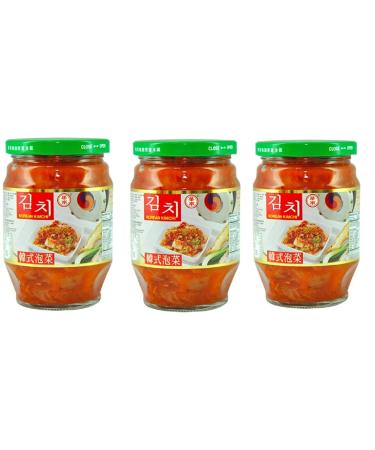 HWA Nan Korea Kimchi Ready to Serve Netto: 369g Pack of 3