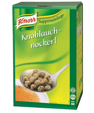 Knorr Garlic Dumplings (pre-formed dumplings with a fine garlic flavour) 1 pack (1 x 2.5 kg)