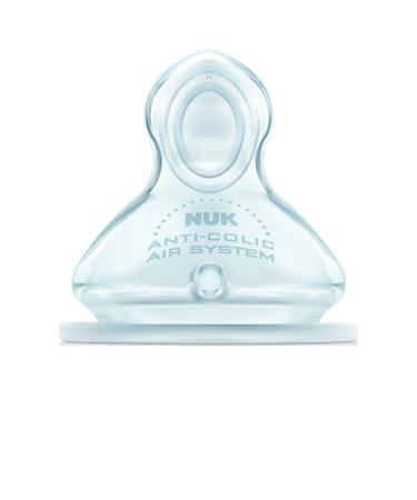 NUK First Choice 710012 Silicone Teat Size 1 Milk M Pack of 2
